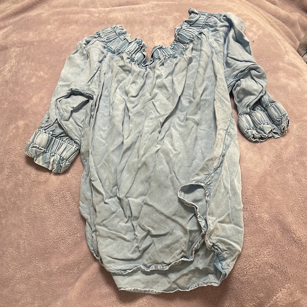 Lightweight jean top